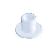 Nylon Shoulder Washer: 0.115" ID x 0.218" OD x 0.072" THK