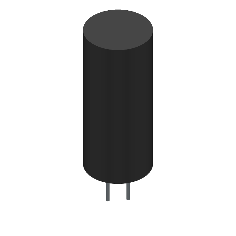 Cap Supercap 15F 2.7V -10% to 30% (12.5 X 30mm) Radial Plastic Cylindrical Can 5.5mm 50uA 0.08 Ohm 65°C Bulk