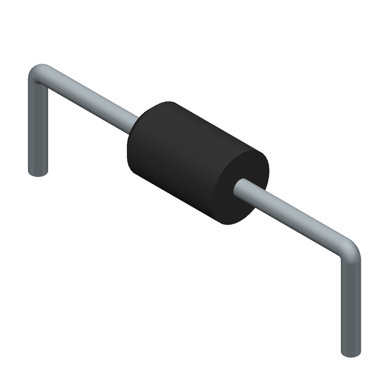 3A 200V General Purpose Rectifier Diode, DO-201AD, Through Hole