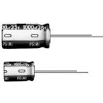 1000uF 16V Aluminum Electrolytic Capacitor, Radial, 10x20mm, 1A Ripple