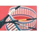 Cable Markers Printable Heat Shrink Cross Linked Polyolefin Orange