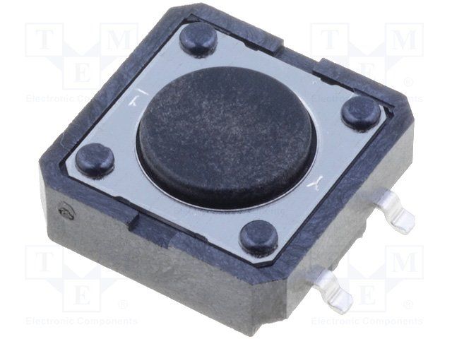 Tactile Switch SMD SPST 50mA 24VDC 1.47N Gull Wing