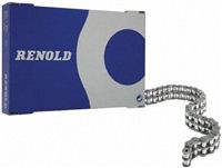 Renold 40-2 Steel Roller Chain, Duplex Strands, 10ft Long , 12.7mm Pitch