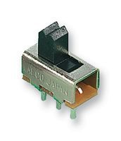 SPDT Slide Switch, 125VAC/12VDC, 150mA, Through Hole, UL94 V-0