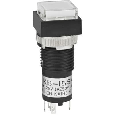 Switch Push Button ON (ON) SPDT Square Button 1A 250VAC 30VDC Momentary Contact Panel Mount Solder Lug