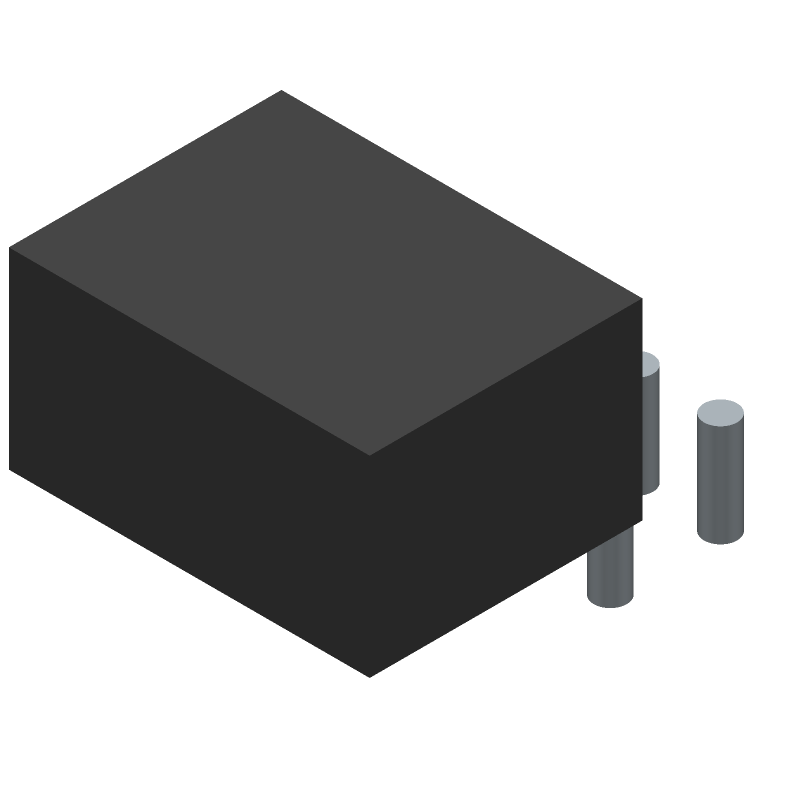 8-Position 2-Row Power Connector, 6 Circuits, 13A, 600V, Through Hole, -40°C to 105°C