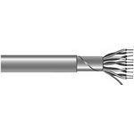 Shielded Multi-Conductor Cable Foil Polyvinyl Chloride 16Conductors 24AWG 8.1mm 300V Gray Polyvinyl Chloride 152.4m Spool