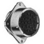 MIL-DTL-26482 Circular Receptacle, 10 Pos, 7.5A, 850VDC, Solder