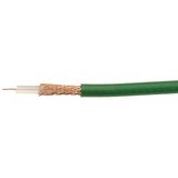 Video cable   1 x75 Ohm green, 0,6/3,7, Bedea