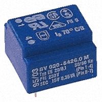 15 V ac 1 Output Through Hole PCB Transformer, 0.35VA