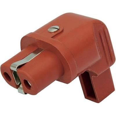 Hot wire connector Socket, right angle Total number of pins: 2 + PE 16 A Red Kalthoff 1 pc(s)