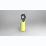 Ring Terminal, 10-12AWG, Copper, Tin, Insulated, Yellow