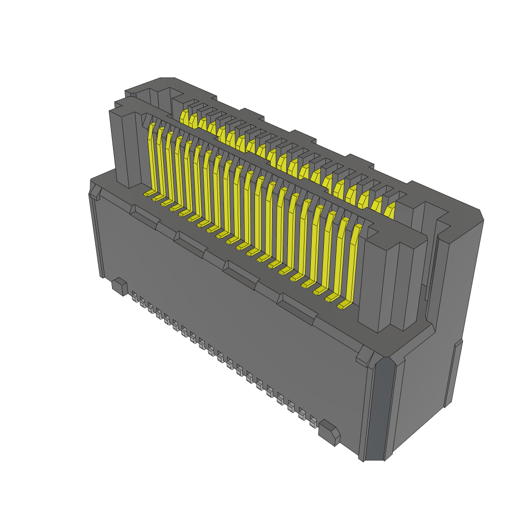 Conn Socket and Terminal Strip HDR/SKT 40 POS 0.5mm Solder ST SMD T/R