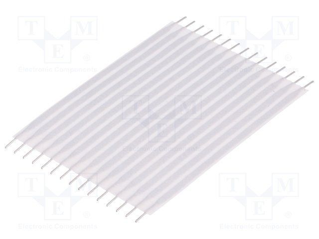15C 24AWG 2.54mm Pitch Ribbon Cable, 300V, 3A, Grey