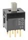SP3T Slide Switch, ON ON ON, 0.1A 28V, PC Pin, Thru-Hole