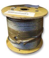 WIRE ROPE, STEEL, 5MM, 6X7, 75M