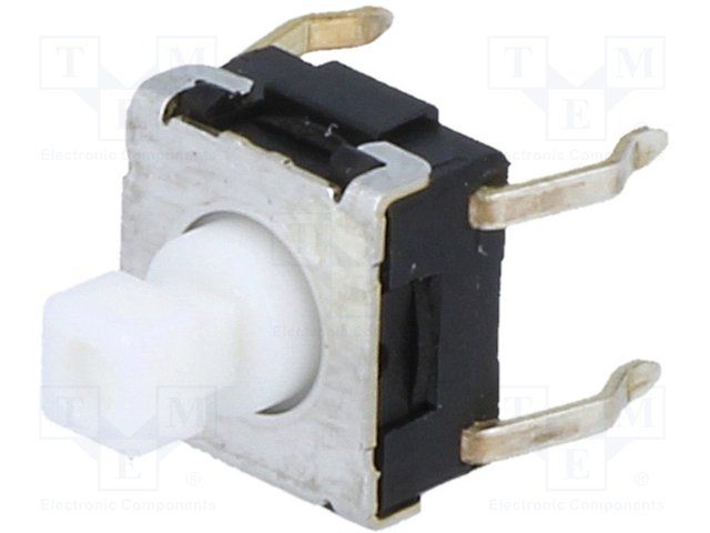 Tactile Switch SPST 50mA 24VDC Thru-Hole 1.57N