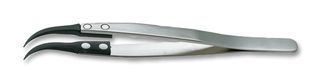 IDEAL-TEK         7 CF            Tweezer, Precision, 130 mm, Stainless Steel Body, Fibre Tip