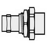 Female RF Connector, Brass Body, Nickel Plating, Gold Contacts, 75R Impedance