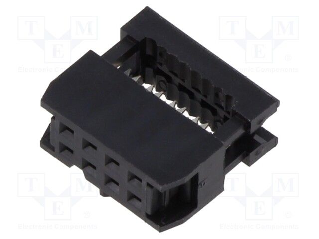 Board Connector, 8 Contact(s), 2 Row(s), Female, IDC Terminal, Socket, ROHS COMPLIANT