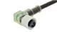 M12 Receptacle to Wire Lead Cable Assembly, 3 Pos, 3m, IP67
