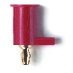 Male Solderless Connector, 5A, 2.5kV, Gold Plated Copper