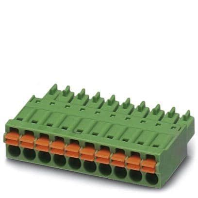 PHOENIX CONTACT FMC 1,5/ 5-ST-3,81 Pluggable Terminal Block, 3.81 mm, 5 Ways, 24 AWG, 16 AWG, 1.5 mm, Push In