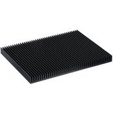 Heat sink 150 mm 0.75 K/W black anodised, SK 136/150/SA, Fischer Elektronik