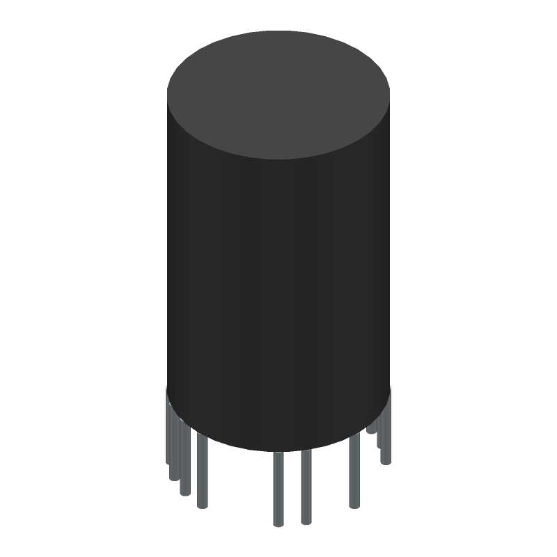 Rotary Switch, 6 Positions, DP6T, On-off, Circular, 14 PCB Hole Cnt, Solder Terminal, Rotary Shaft Actuator, Through Hole-straight