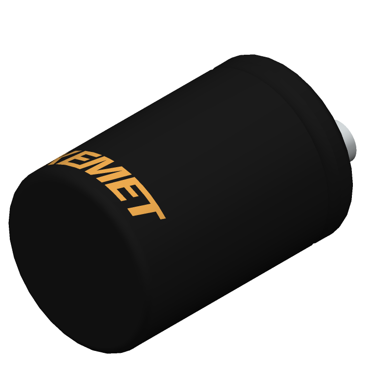 Cap Aluminum Lytic 100uF 500V 20% (36 X 52mm) Screw Terminal 1.231 Ohm 1600mA 11000h 85°C