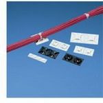 ABS Cable Tie, Adhesive/Screw Mount, Black, 82°C