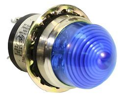 PANEL MOUNT INDICATOR, BLUE, 125VAC
