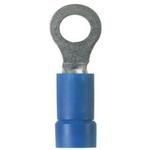 Insulated Ring Terminal, Copper, Tin Plated, 14-16 AWG, Blue
