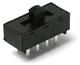 SPDT Slide Switch, 4A, 20V, Through Hole, Right Angle