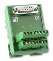 Terminal Block Interface, IDC 15 Position Receptacle, Screw Type 16 Position Terminal Block, 5 A