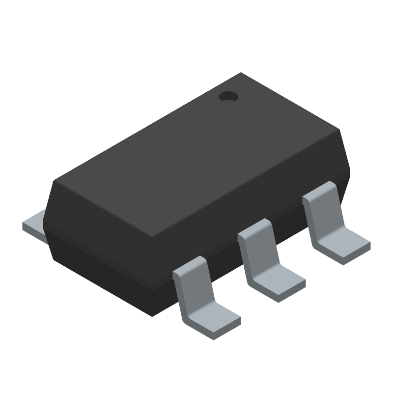 12-Bit DAC, Serial SPI, RRO, 10us Settling, 2.7-5.5V, TSOT