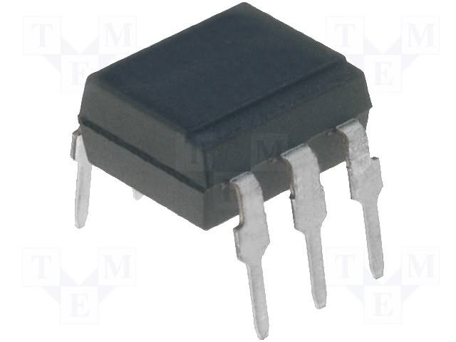 Triac Output Optocoupler, 1-Element, 5300V Isolation, DIP-6