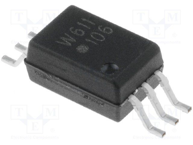 1-Ch Optocoupler, 3.75kV Isolation, 10Mbps, SOP-6