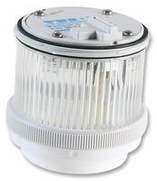 LIGHT MODULE, CLEAR; Visual Signal Type:-; Module Lens Colour:-; Lens Diameter:75mm; Supply Voltage V AC:-; Supply Voltage V DC:-; Power Rating:7W; IP / NEMA Rating:IP66; External Height:59mm; Operating Temperature Min:-30°C; Operating Temperature Max:60°C; Base Colour:Grey; Colour:Clear; Current Rating:22mA; Lamp Base Type:BA15d / SBC; Luminous Intensity Max:2.5cd; Supply Voltage:240V; Supply Voltage AC Max:240V