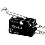 Switch Snap Action N.O. SPST Simulated Roller Lever 0.25A 100VDC 10VA 0.25N Screw Mount Solder