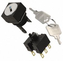 SWITCH KEYLOCK 3POS DPDT 5A 125V