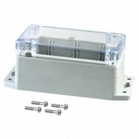 BOX PLASTIC GRAY 4.53L X 2.56W