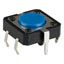 Tactile Switch, 12x12x4.3mm, 50mA, 24VDC, Through Hole, Blue Actuator