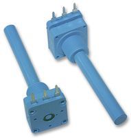 10kR Log Potentiometer, 125V, 100mW, Carbon, 1 Turn