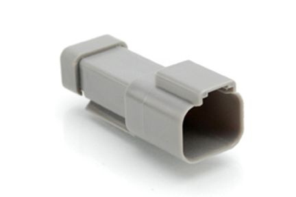 Conn Housing F 2 POS Crimp ST Cable Mount Gray Automotive