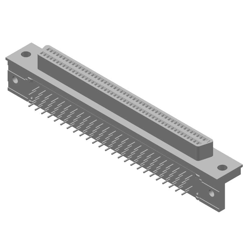 100 Pos Shielded Right Angle RCP, Steel, Gold/Tin, 1A, 30V