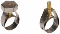 Unex Brass (Bolt), Stainless Steel with Slotted Screw Head Hose Clip, 11mm Band Width, 14mm - 19mm Inside Diameter