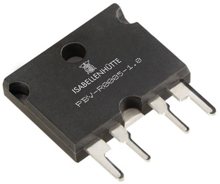 Power resistor 100 mOhm 10 W  ±  1 %, PBV-R100-F1-1.0, Isabellenhütte
