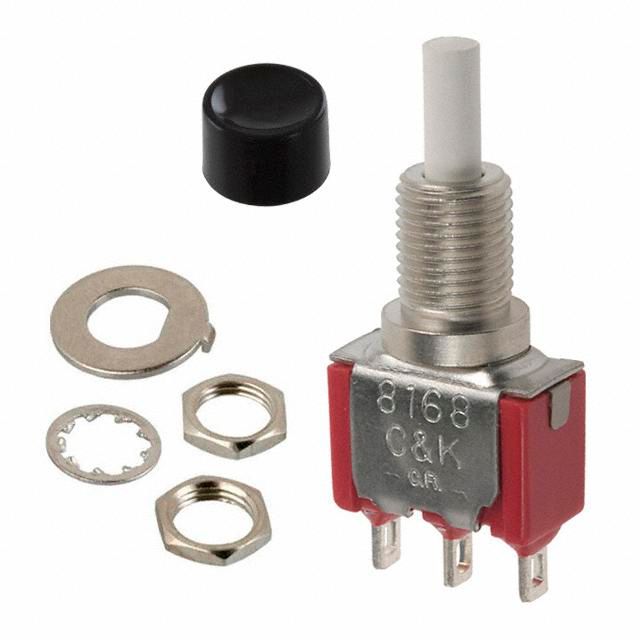 Illuminated Pushbutton Switch, SPDT, 6A, 120VAC, Red LED