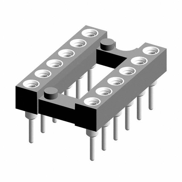 12 Pos SCSI Connector, Straight, Through Hole, Gold Contacts